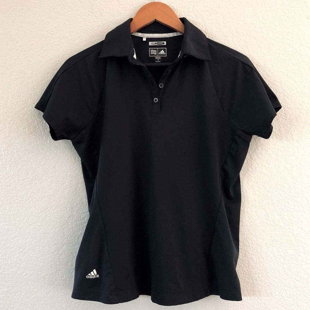 Adidas ClimaCool Black Polo Shirt M